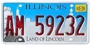 Illinois license plate